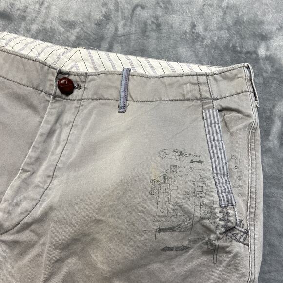 Vintage Polo Ralph Lauren Distressed Rare Customized Chino Pants Mens 38x30 - Picture 5 of 12